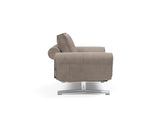 Ghia Chrome daybed i 318 Cordufine Beige, set fra siden