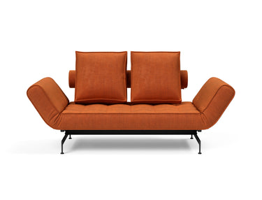 Ghia Laser daybed i 412 Esina Rust Orange, set forfra