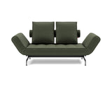 Ghia Laser daybed i 413 Esina Olive Green, set forfra