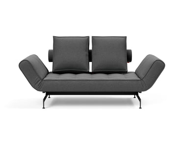 Ghia Laser daybed i 852 Mahoga Seal Grey, set forfra