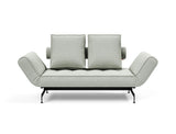Ghia Laser daybed i 888 Mozart Slate Brown, set forfra