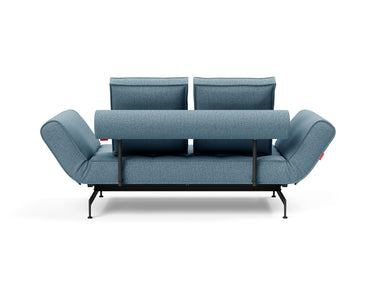 Ghia Laser daybed i 525 Mixed Dance Light Blue, set bagfra