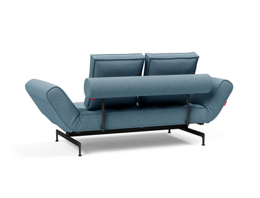 Ghia Laser daybed i 525 Mixed Dance Light Blue, set skråt bagfra