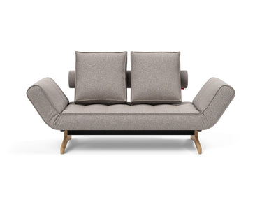 Ghia Wood daybed i 321 Corocco Warm Grey, set forfra