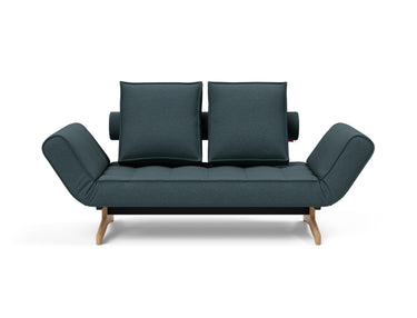 Ghia Wood daybed i 851 Mahoga Dark Blue, set forfra