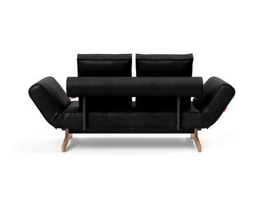Ghia Wood daybed i 550 Faunal Black, set bagfra