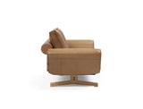 Ghia Wood daybed i 551 Faunal Brown, set fra siden