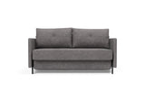 Cubed 140 sovesofa med armlæn i 282 Avella Warm Grey, set forfra