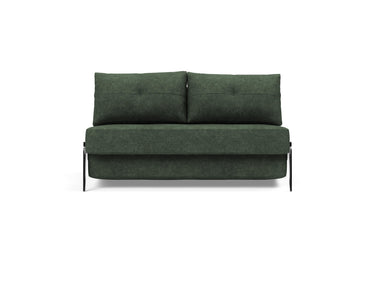 Cubed 140 Alu sovesofa i 281 Avella Pine Green, set forfra