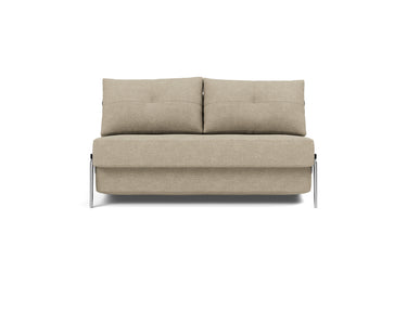 Cubed 140 Alu sovesofa i 356 Taura Sand, set forfra