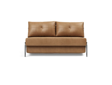 Cubed 140 Alu sovesofa i 551 Faunal Brown, set forfra