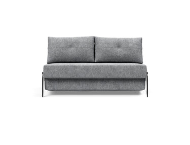 Cubed 140 Alu sovesofa i 565 Twist Granite, set forfra