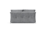 Cubed 140 Alu sovesofa i 565 Twist Granite, set bagfra