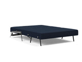 Cubed 140 Alu sovesofa i 528 Mixed Dance Blue, slået ud til seng