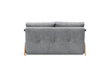Cubed 140 Wood sovesofa i 565 Twist Granite, set bagfra