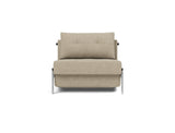 Cubed 90 Alu stol i 356 Taura Sand, set forfra