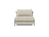 Cubed 90 Alu stol i 357 Taura Off White, set forfra