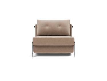 Cubed 90 Alu stol i 417 Esina Mocha, set forfra