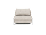 Cubed 90 Alu stol i 470 Yuveno Natural, set forfra
