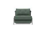 Cubed 90 Alu stol i 518 Elegance Green, set forfra