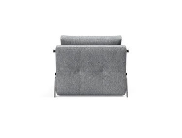 Cubed 90 Alu stol i 565 Twist Granite, set bagfra