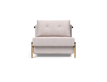 Cubed 90 Wood stol i 300 Weda Sand, set forfra