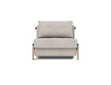 Cubed 90 Wood stol i 471 Yuveno Sand, set forfra