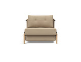 Cubed 90 Wood stol i 587 Phobos Mocha, set forfra