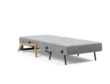 Cubed 90 Wood stol i 565 Twist Granite, slået ud til seng