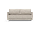 Cubed 160 sovesofa med armlæn i 280 Avella Sand, set forfra