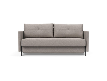 Cubed 160 sovesofa med armlæn i 321 Corocco Warm Grey, set forfra