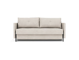 Cubed 160 sovesofa med armlæn i 470 Yuveno Natural, set forfra