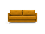 Cubed 160 sovesofa med armlæn i 507 Elegance Burned Curry, set forfra