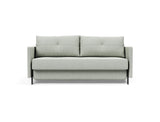 Cubed 160 sovesofa med armlæn i 888 Mozart Slate Brown, set forfra