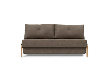 Cubed 160 Wood sovesofa i 411 Esina Cedar Brown, set forfra