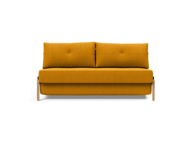 Cubed 160 Wood sovesofa i 507 Elegance Burned Curry, set forfra
