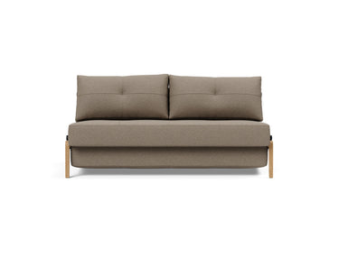 Cubed 160 Wood sovesofa i 850 Mahoga Caramel, set forfra