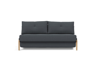 Cubed 160 Wood sovesofa i 894 Mozart Grey Bronze, set forfra