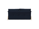 Cubed 160 Wood sovesofa i 528 Mixed Dance Blue, set bagfra