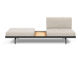 Puri daybed med egetræsbord i 280 Avella Sand, set forfra