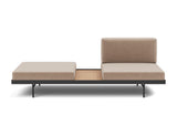 Puri daybed med egetræsbord i 417 Esina Mocha, set forfra