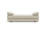Sigmund Indu daybed i 357 Taura Off White, set forfra