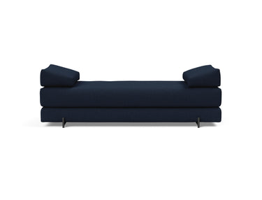 Sigmund Indu daybed i 528 Mixed Dance Blue, set forfra