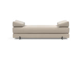 Sigmund Indu daybed i 612 Blida Sand Grey, set forfra