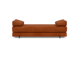 Sigmund Indu daybed i 595 Corduroy Burnt Orange, set bagfra