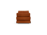 Sigmund Indu daybed i 595 Corduroy Burnt Orange, set fra siden