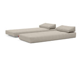 Sigmund Indu daybed i 579 Kenya Gravel, som to enkeltsenge