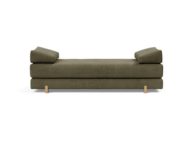 Sigmund Drip daybed i 316 Cordufine Pine Green, set forfra