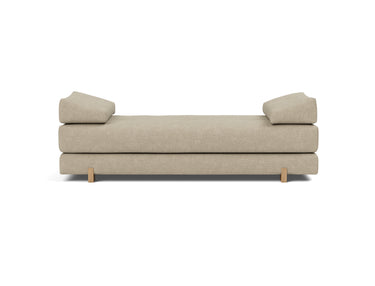 Sigmund Drip daybed i 356 Taura Sand, set forfra