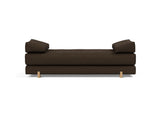 Sigmund Drip daybed i 358 Taura Chocco, set forfra